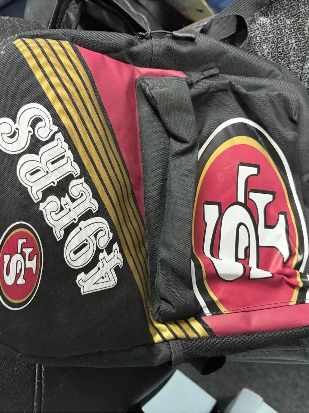 Vintage 90’s San Francisco 49ers NFL football Backpack school travel book bag